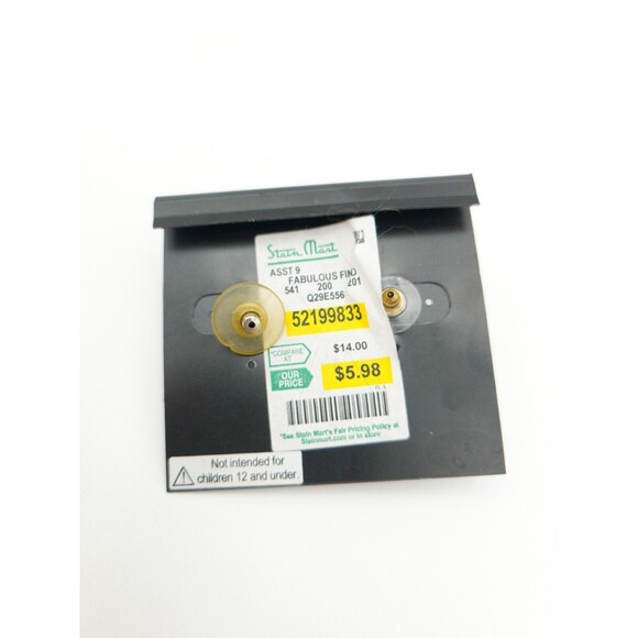 Chelsea NYC Blue Acrylic Rhinestone Flowers Bracelet & Earrings Set Statement - Picture 7 of 7